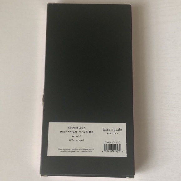 Kate Spade New York Colorblock Mechanical Pencil Set (NWT) - Picture 4 of 8